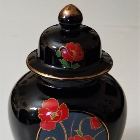 Accents Vintage Japanese Ceramic Jar With Lid Poshmark